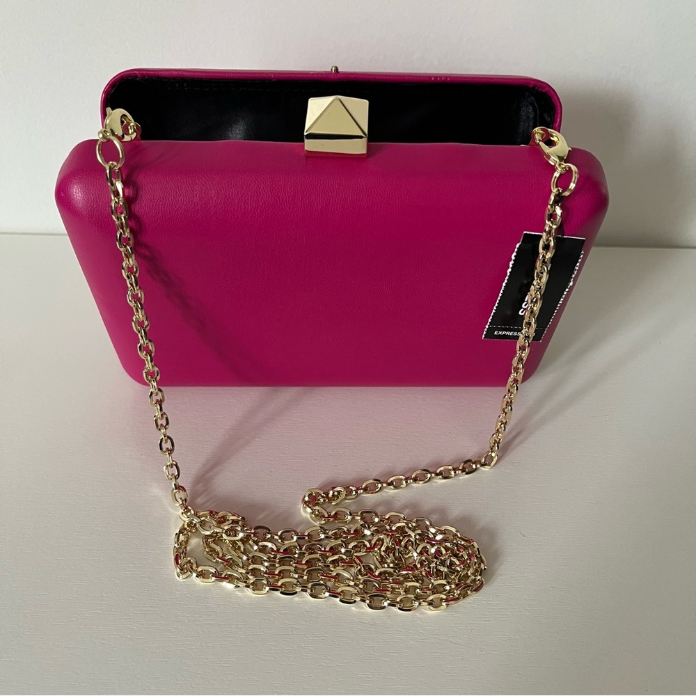 NWT Express Stud Clasp Clutch Crossbody - Picture 8 of 15